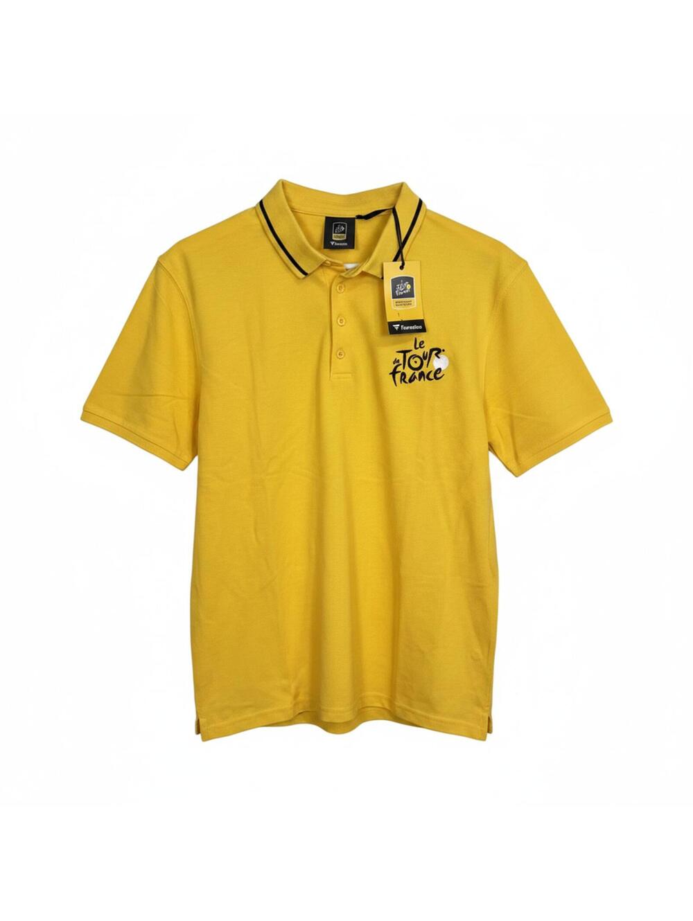 Tour de France Yellow Polo Shirt Fanatics Official Cotton Cycling XL NWT